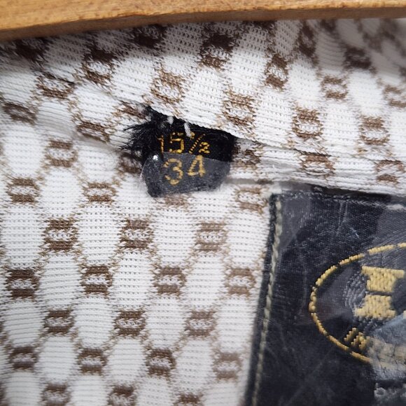 1970's INT. Internationalist by Arrow Men's Button Up Patterned Shirt 15-1/2, 34 - Picture 14 of 16